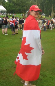 evidently I had an overabundance of Canuck spirit.....but I chickened out from wearing the pyjama pants