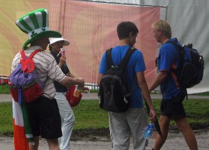 next time I'll be brave enough to wear my Canadian jester hat with bells