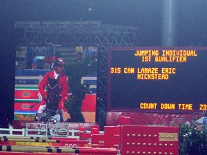 Eric Lamaze and Hickstead were in superb Olympic form with a clear round. 