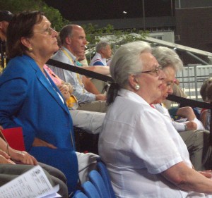 (l-r) Marriette Whithages, the Infanta and Princess Benedickte