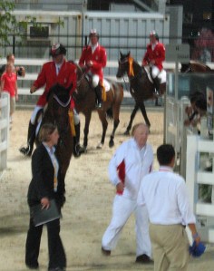 on their way to collect their silver hardware